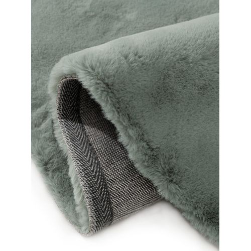 Tapis De Fourrure Dave Menthe  180 Cm Rond