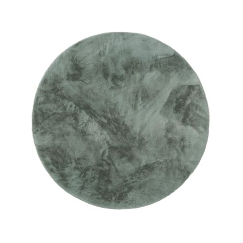 Tapis De Fourrure Dave Menthe  180 Cm Rond