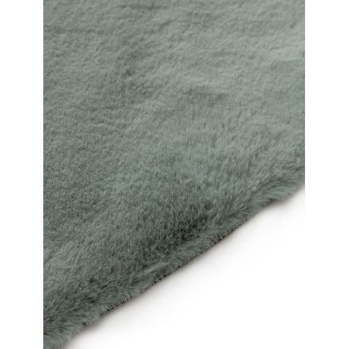 Tapis De Fourrure Dave Menthe  180 Cm Rond