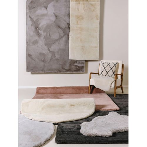 Tapis De Fourrure Dave Menthe  180 Cm Rond