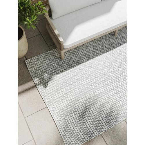 Tapis D'extérieur Et Intérieur Lou Blanc 300x400 Cm