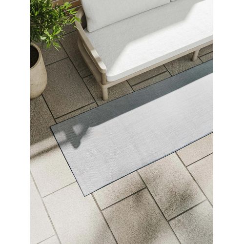 Tapis D'extérieur Et Intérieur Lou Bleu 80x300 Cm