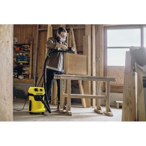 Aspirateur Cuve 19l 1000w Jaune/noir - Wd3