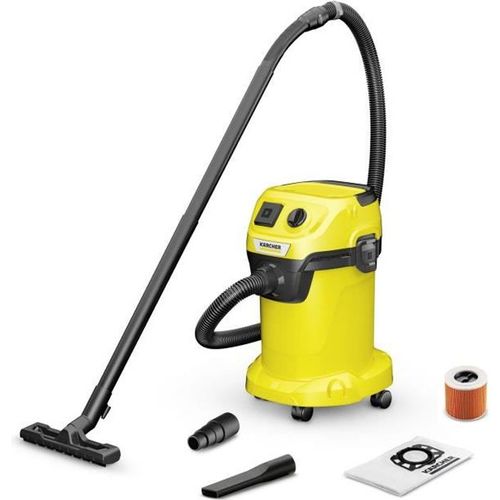 Aspirateur Cuve 19l 1000w Jaune/noir - Wd3