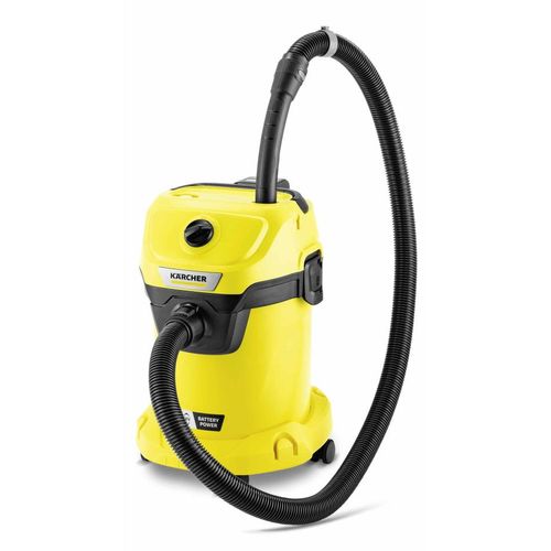 Aspirateur sans fil Karcher WD3-18 rechargeable 17L 270W jaune