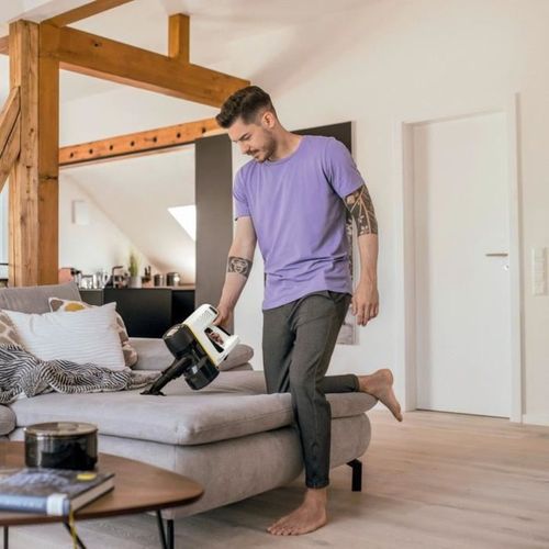 Vc 4 Cordless Myhome - Aspirateur Balai Sans Fil - Autonomie 30 Min - Silencieux - Brosse Électriqu