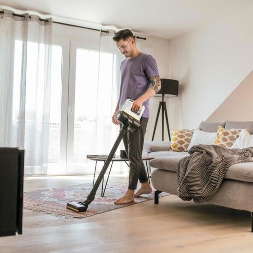 Vc 4 Cordless Myhome - Aspirateur Balai Sans Fil - Autonomie 30 Min - Silencieux - Brosse Électriqu