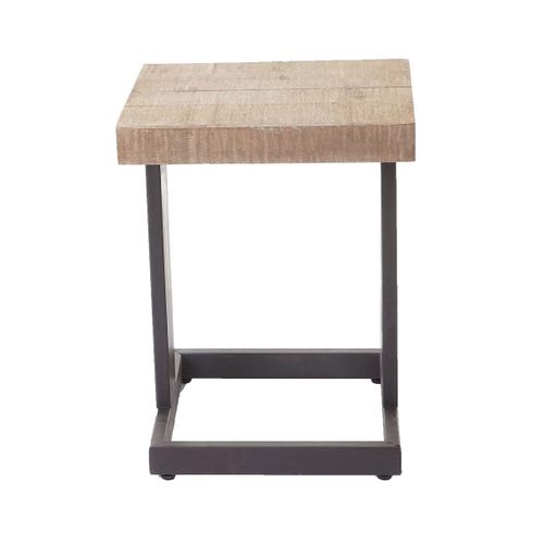 Tabouret Repose-pieds Rustique En Bois De Chêne Et Paille - Occasion Bon état - Fabriqué En France
