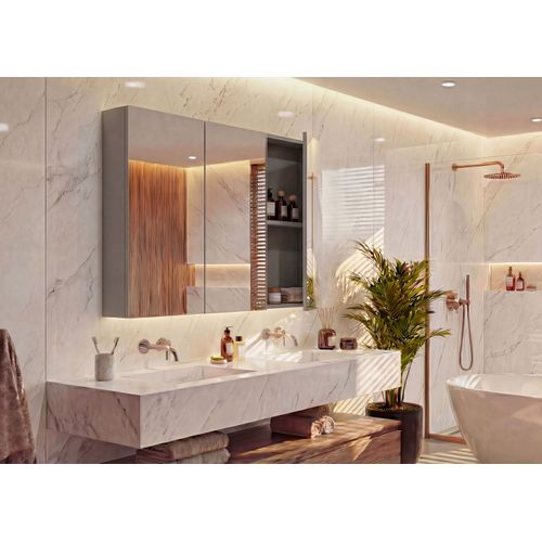 Armoire De Cuisine Mendler HWC-O53 175x80x42cm Blanc - 4 Compartiments, Portes Coulissantes, Roulettes/freins, Panneau Perforé - 4
