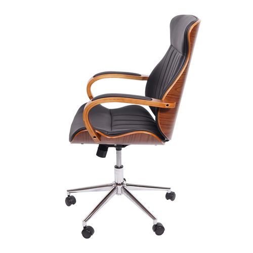 Chaise De Bureau Hwc-h39 Similicuir Noir