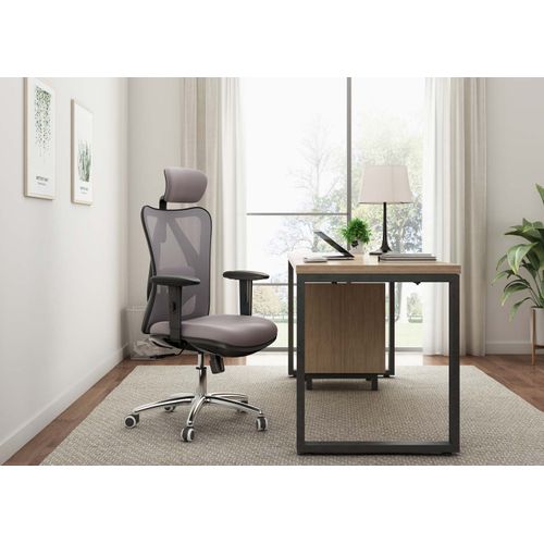 Chaise De Bureau Sihoo Charge Max. 150kg Sans Repose-pieds, Gris