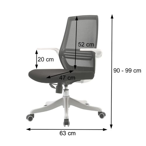 Sihoo Chaise De Bureau Ergonomique Moderne Accoudoir Relevable Gris