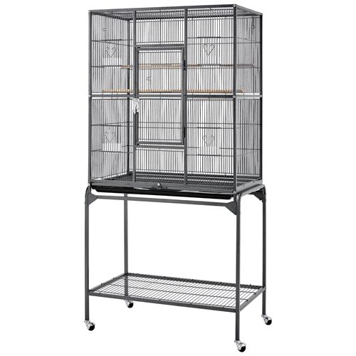 Cage Pour Oiseaux Cage Pour Perroquet Avec Support Roulant Pour ...