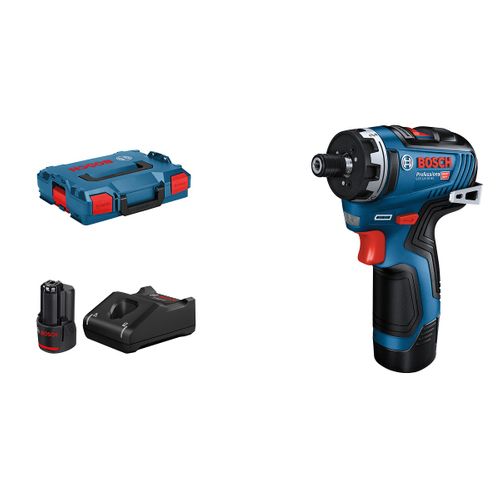 Perceuse-visseuse 12v Gsr 12v-35 Hx + 2 Batteries 3ah + Chargeur + Coffret L-boxx - Bosch - 06019j91