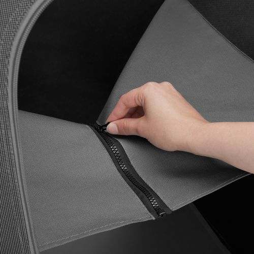 Cuisine De Camping De Luxe Avec Structure En Aluminium Et 4 Compartiments Luksus En Aluminium Gris