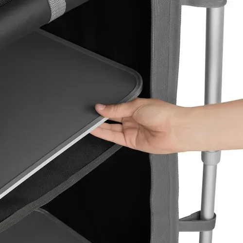 Cuisine De Camping Haut De Gamme Avec Structure En Aluminium Et 2 Compartiments Premium En Aluminium