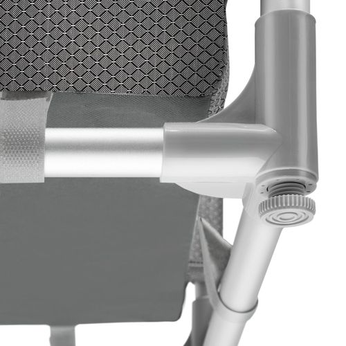 Armoire De Camping Deluxe Avec Structure En Aluminium Et 6 Compartiments Deluxe En Aluminium Gris