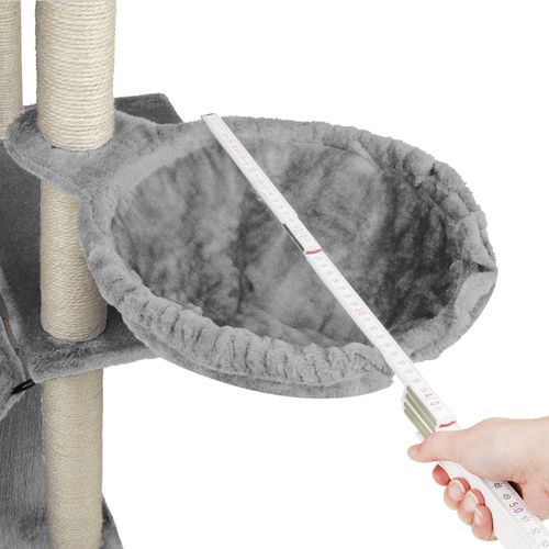 Arbre à Chat Lilou En Sisal, Mdf Gris