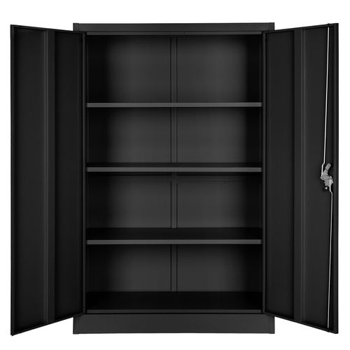 Armoire De Classement En Métal En Acier Noir
