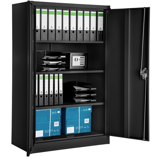 Armoire De Classement En Métal En Acier Noir