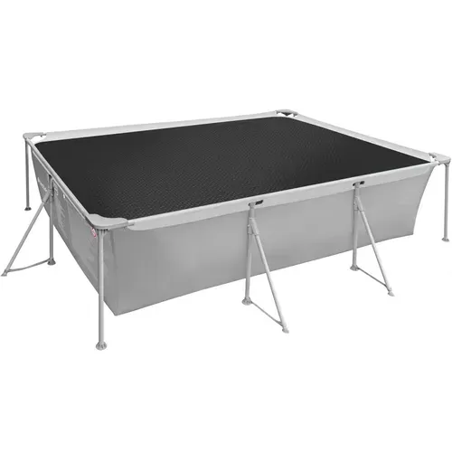 Bâche De Piscine Rectangulaire En Polyester 500 X 1000 Cm Noir