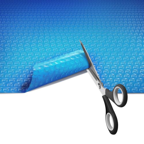 Bâche De Piscine Rectangulaire En Polyester 500 X 1000 Cm Bleu