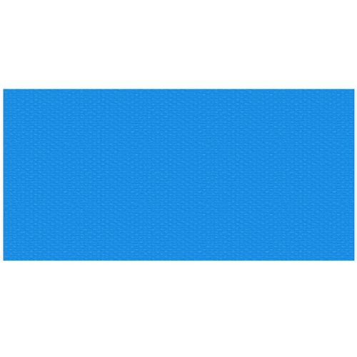 Bâche De Piscine Rectangulaire En Polyester 500 X 1000 Cm Bleu