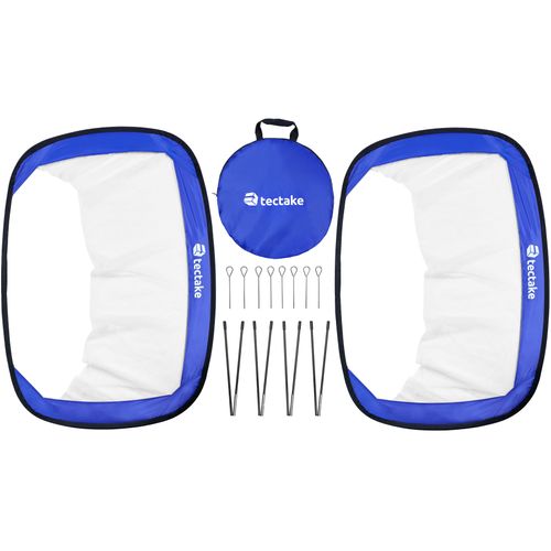 Lot De 2 Buts De Football Auto-déployants Résistant Aux Intempéries Bleu