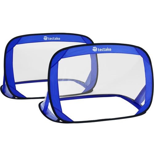 Lot De 2 Buts De Football Auto-déployants Résistant Aux Intempéries Bleu