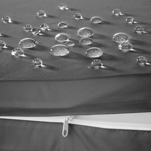 Chaise Longue En Rotin Et Aluminium Résistant Aux Intempéries Et Aux Uv Noir