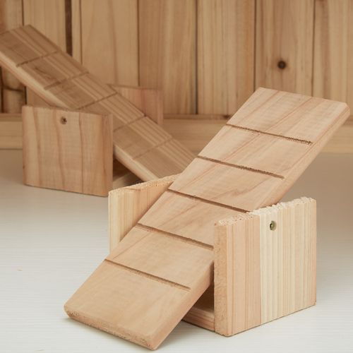 1 Clapier Pour Petits Rongeurs Benni En Bois Marron