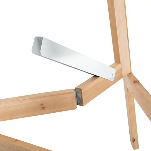 1 Table Haute Trix En Bois Marron