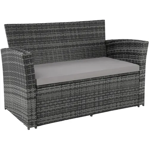 Salon De Jardin Gris  129 X 68.5 X 75 Cm