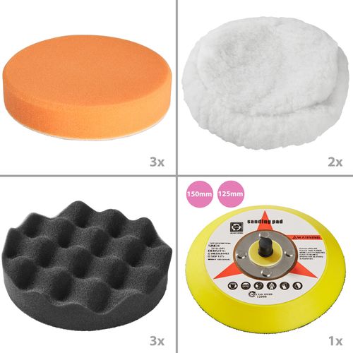 Polisseuse Orbitale Sans Fil 21V BATOCA S2 - 6 Vitesses, Idéale Pour Voiture Et Moto