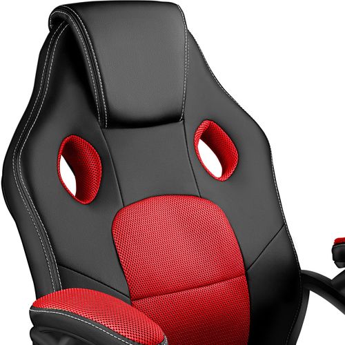 Chaise Gamer Mike Rouge