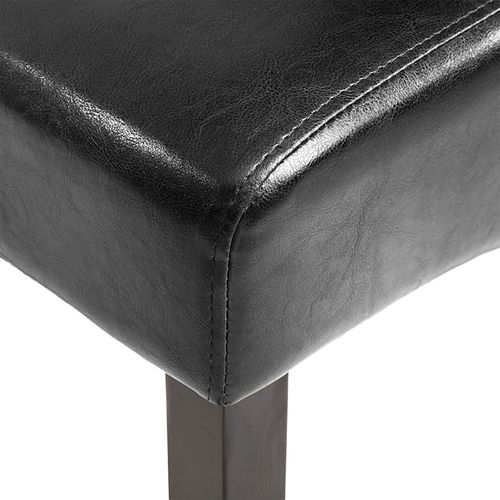 Chaise De Salle à Manger En Matière Synthétique Noir
