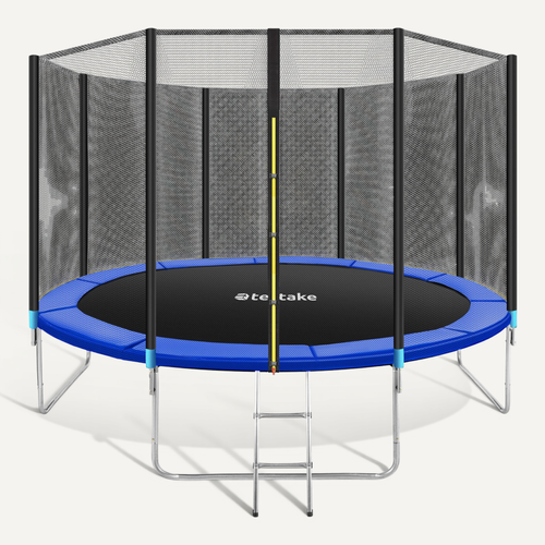 1 Trampoline Modèle B Garfunky En Acier Noir/bleu