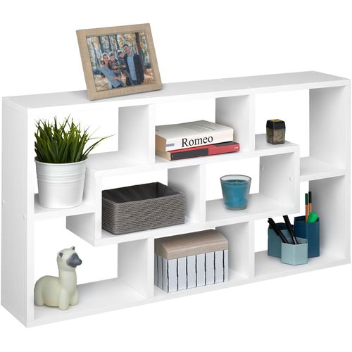 étagère Murale Cassandra En Bois Mdf Blanc