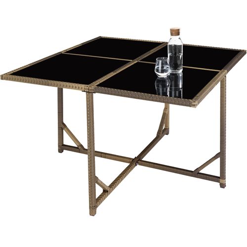 Salon De Jardin Marron Naturel  53 X 53 X 87 Cm