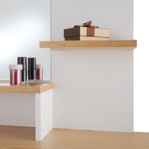 Coiffeuse Table De Maquillage Avec Miroir Blanc