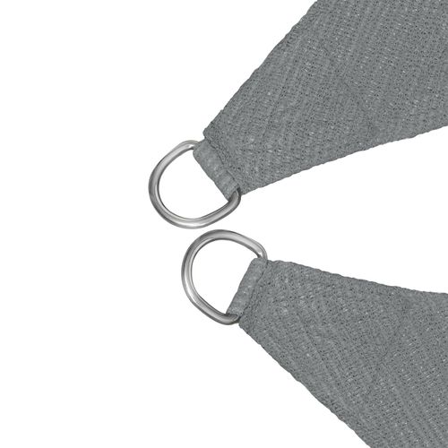 Voile D'Ombrage Triangle Anlising 2x2m - Protection UV Imperméable Pour Jardin, Piscine - Gris