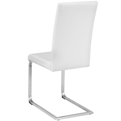 Lot De 6 Ensemble De Chaises De Salle À Manger Bettina En Matière Synthétique Blanc