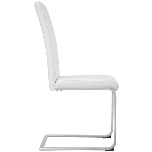 Lot De 6 Ensemble De Chaises De Salle À Manger Bettina En Matière Synthétique Blanc