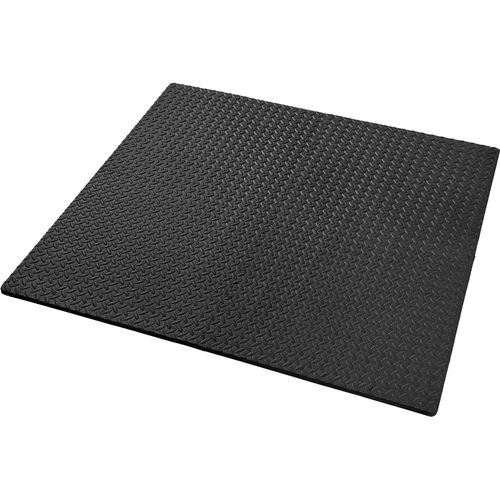 Ensemble De 24 Dalles Carrées En Mousse Eva Noir