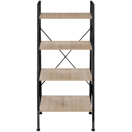 étagère Newcastle En Bois Mdf Bois Clair Industriel, Chêne Sonoma