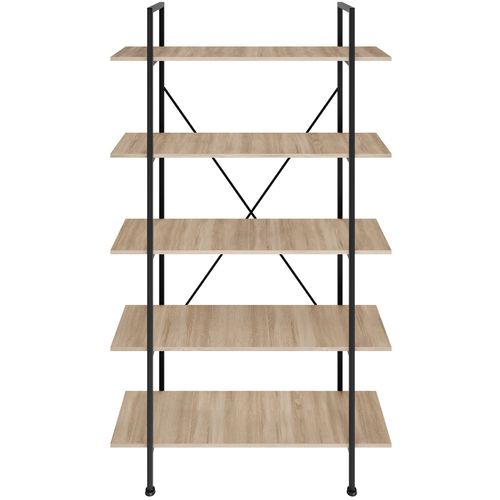 1 étagère Glasgow En Bois Mdf Bois Clair Industriel, Chêne Sonoma