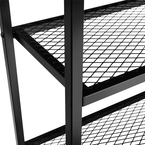 Console Style Industriel 100x30x81 Cm En Panneau De Fibres Bois Clair