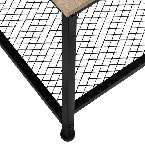 Table D'appoint Derby En Bois Mdf Bois Clair Industriel, Chêne Sonoma