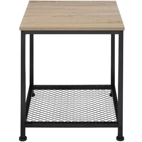 Table D'appoint Derby En Bois Mdf Bois Clair Industriel, Chêne Sonoma
