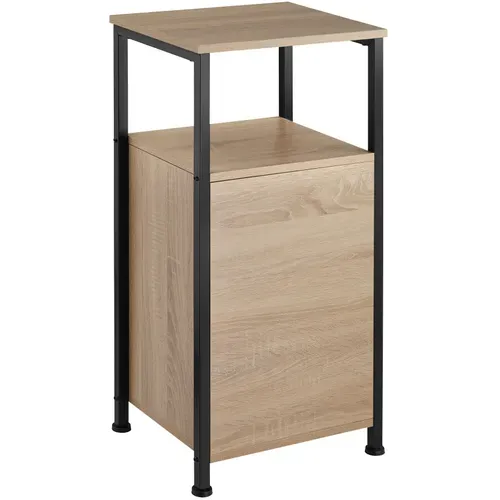 Armoire D'appoint Durham En Bois Mdf Bois Clair Industriel, Chêne Sonoma